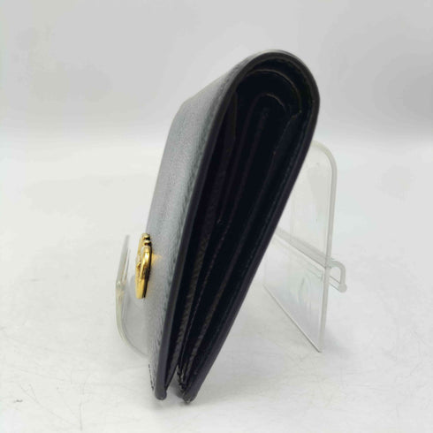 サルヴァトーレフェラガモ Salvatore Ferragamo イタリア製 THE GANCINI ガンチーニ コンパクト 二つ折り 財布 レディース