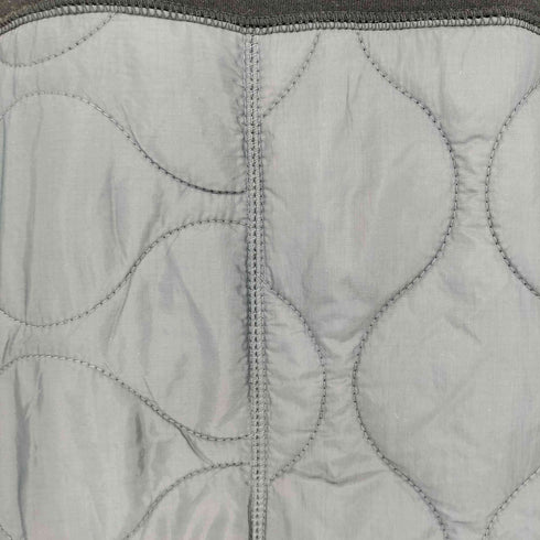 ニコアンド niko and... 異素材 ジップ ミリタリーキルト プルオーバー スウェット レディース JPN:M