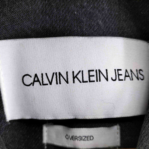 カルバンクラインジーンズ Calvin Klein Jeans GUCCIMAZE OVERSIZED バック刺繍 デニムジャケット メンズ JPN:M