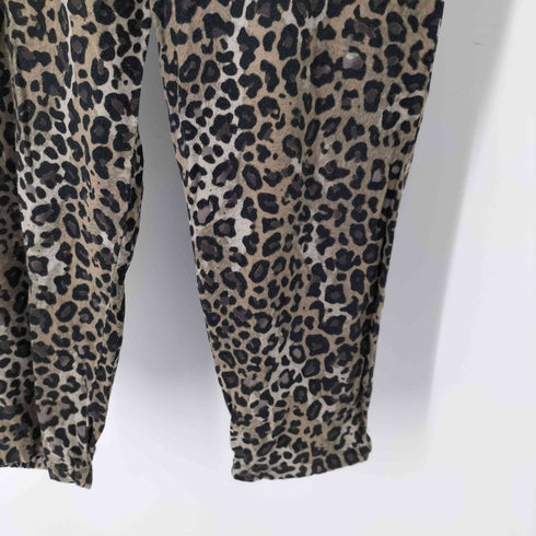 ザラ ZARA レオパード柄 レーヨンイージーパンツ レディース JPN:L