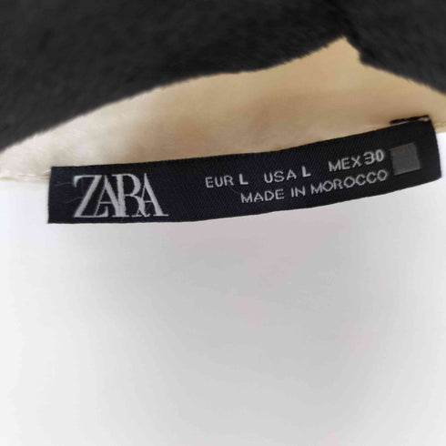 ザラ ZARA ロング丈オーガンザシャツ レディース import:L