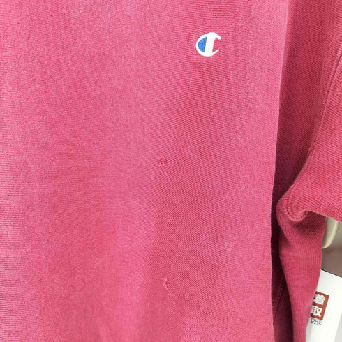 チャンピオン Champion 90s USA製 刺繍タグ 目あり REVERSE WEAVE リバースウィーブ クルーネックスウェット メンズ import:XL