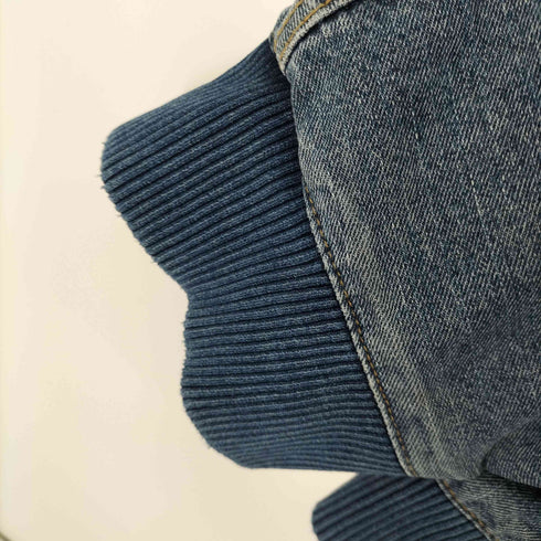 ザラ ZARA ZW BOMBER DENIM ボンバーデニムジャケット レディース import:L