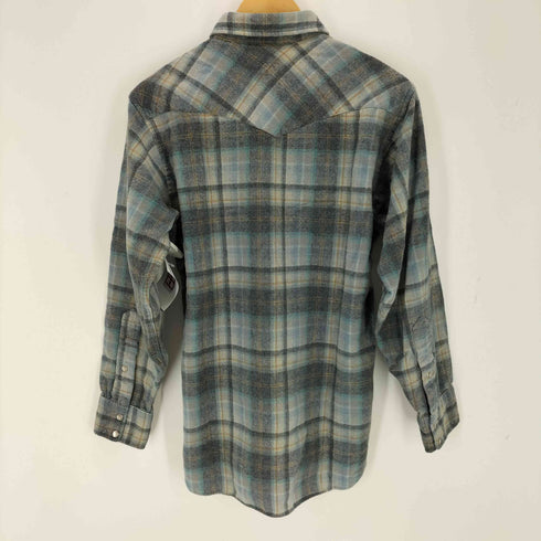 ペンドルトン PENDLETON HIGH GRADE WESTERN WEAR USA製 ウールウェスタンシャツ メンズ LONG