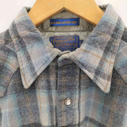 ペンドルトン PENDLETON HIGH GRADE WESTERN WEAR USA製 ウールウェスタンシャツ メンズ LONG