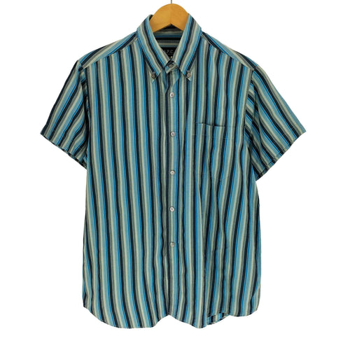 アーペーセー A.P.C. 90S フランス製 ストライプ ボタンダウン S/S シャツ メンズ 1