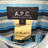 アーペーセー A.P.C. 90S フランス製 ストライプ ボタンダウン S/S シャツ メンズ 1