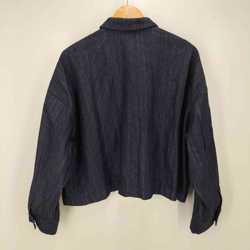 ミズイロインド mizuiro ind 24AW ワイドショートジャケット レディース FREE