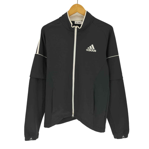 アディダス adidas パフォーマンスロゴ 刺繍 デタッチャブル スリーブ ジップアップ トラックジャケット ジャージ メンズ import:M