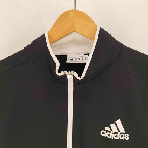 アディダス adidas パフォーマンスロゴ 刺繍 デタッチャブル スリーブ ジップアップ トラックジャケット ジャージ メンズ import:M