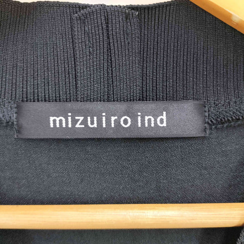 ミズイロインド mizuiro ind 24SS ワイドロングカーディガン レディース FREE