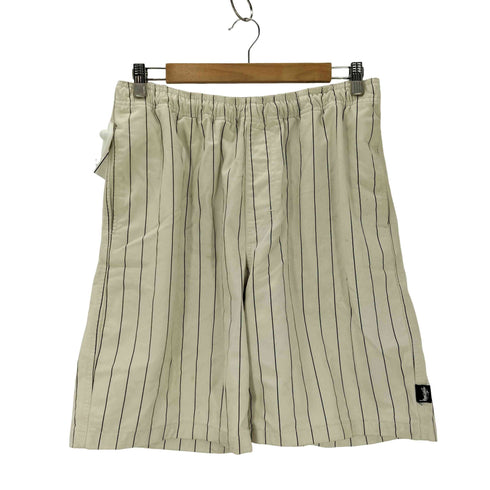 ステューシー Stussy 23SS BRUSHED BEACH SHORT BONE STRIPE メンズ JPN:L