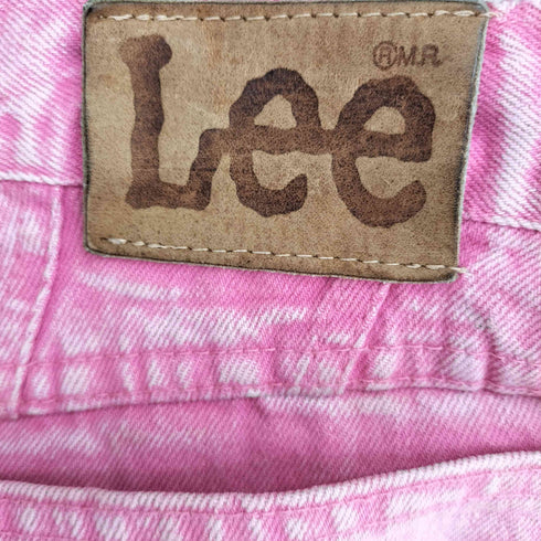 リー Lee 80s USA製 302-6666 ジッパーフライ カラーデニムパンツ レディース 11 MED