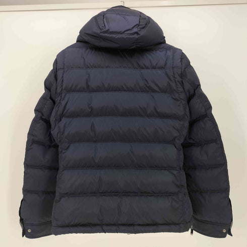 ブラックレーベルクレストブリッジ BLACK LABEL CRESTBRIDGE LIMONTA KOMATSU SEIREN 裏地チェック フーデッド ダウンジャケット メンズ LL
