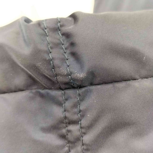 ブラックレーベルクレストブリッジ BLACK LABEL CRESTBRIDGE LIMONTA KOMATSU SEIREN 裏地チェック フーデッド ダウンジャケット メンズ LL