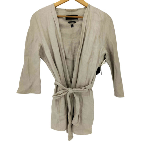 ウィークエンドマックスマーラ Weekend Max Mara cucito a mano リネンコットン ガウンジャケット レディース JPN:38