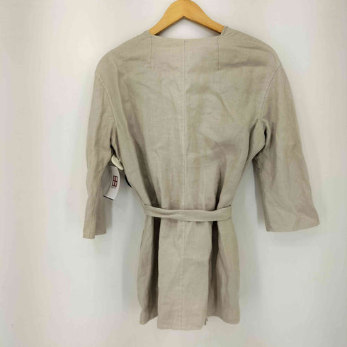 ウィークエンドマックスマーラ Weekend Max Mara cucito a mano リネンコットン ガウンジャケット レディース JPN:38