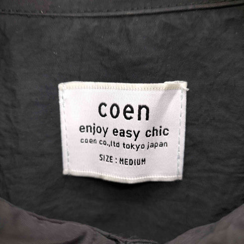 コーエン coen 23AW ナイロンワッシャーシャツジャケット メンズ JPN:M