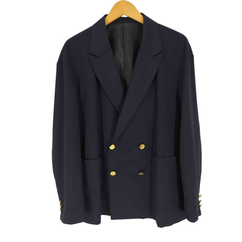 ジャーナルスタンダード JOURNAL STANDARD 21AW T/W ダブル ネイビーブレザージャケット TECH PULS WOOL 金ボタン メンズ JPN:M