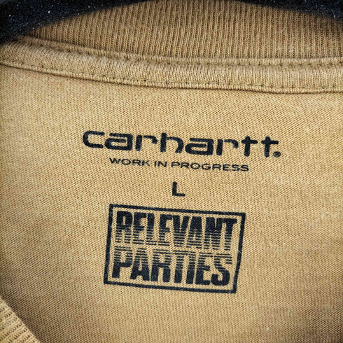 カーハートワークインプログレス Carhartt WIP RELEVANT PARTIES S/S Mahogani Music T-Shirt メンズ JPN:L
