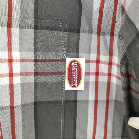 マスターピース MASTERPIECE S/S ピスネーム チェックシャツ メンズ JPN:L