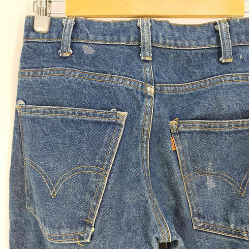 リーバイス Levis 78年製造 684 ボタン裏4 オレンジタブ 42TALON 42タロン ベルボトム ブーツカットデニムパンツ メンズ W30/L30