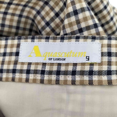 アクアスキュータム AQUASCUTUM チェックタイトスカート レディース 9