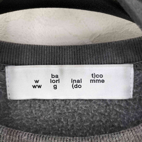 バルオリジナルレネゲイヅ Bal Original Renegades REFLECTOR CREW ピグメントスウェット グラフィックプリントスウェットAW メンズ JPN:2