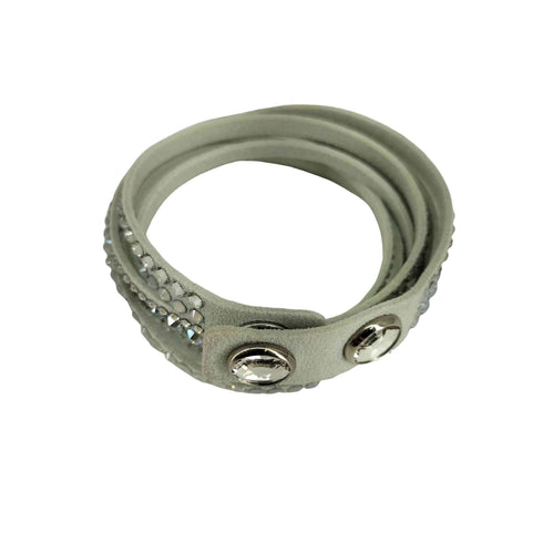 スワロフスキ SWAROVSKI Slake Deluxe bracelet white レディース