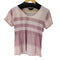 バーバリーロンドン BURBERRY LONDON S/S コットンチェックTシャツ レディース JPN:1