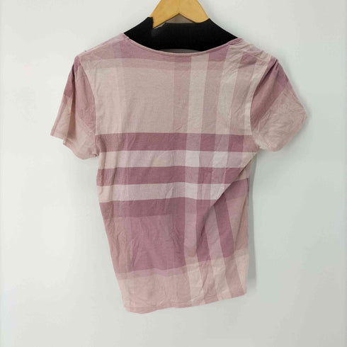 バーバリーロンドン BURBERRY LONDON S/S コットンチェックTシャツ レディース JPN:1