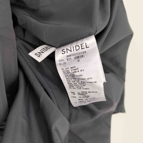 スナイデル snidel 23SS プリーツナロージャンスカ レディース JPN:0