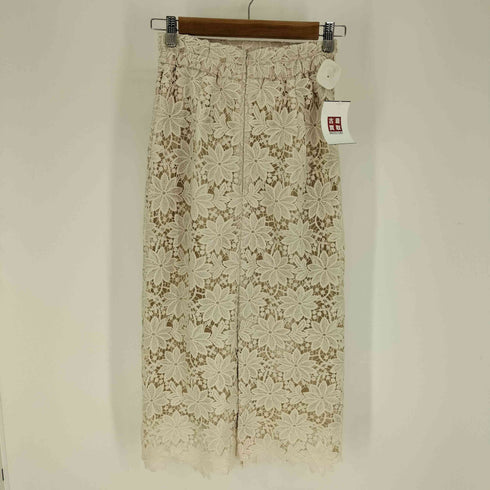 エヌナチュラルビューティーベーシック N.NATURAL BEAUTY BASIC 22SS ケミカルレースロングスカート レディース JPN:M