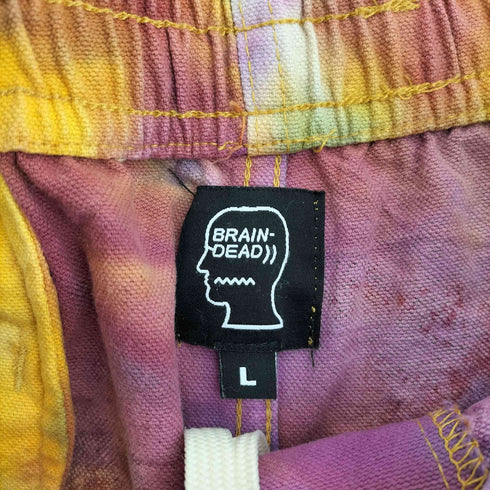 ブレインデッド BRAIN DEAD Reflective Logo Head PVC Shorts メンズ JPN:L