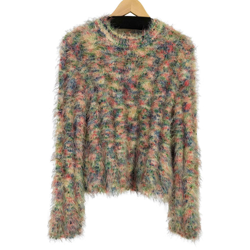 デシグアル Desigual エコファー マルチカラー セーター レディース import:M