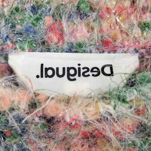 デシグアル Desigual エコファー マルチカラー セーター レディース import:M