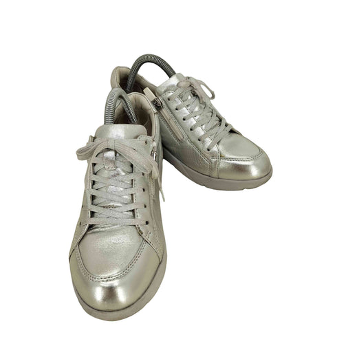FITJOY FJ-033 シルバースニーカー レディース JPN:22.5