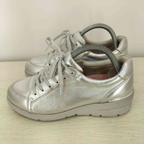 FITJOY FJ-033 シルバースニーカー レディース JPN:22.5