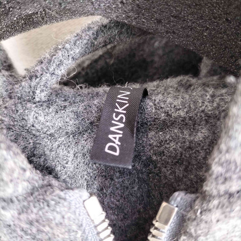 ダンスキン DANSKIN 裏地キルティング ウールジップフーデットコート レディース JPN:M