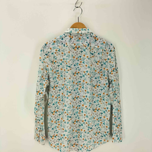 ポールスミス Paul Smith フラワープリント ドレスシャツ メンズ M