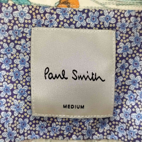 ポールスミス Paul Smith フラワープリント ドレスシャツ メンズ M
