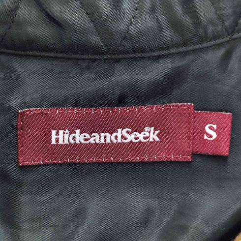 ハイドアンドシーク HIDE AND SEEK オープンカラーチェックシャツ メンズ S