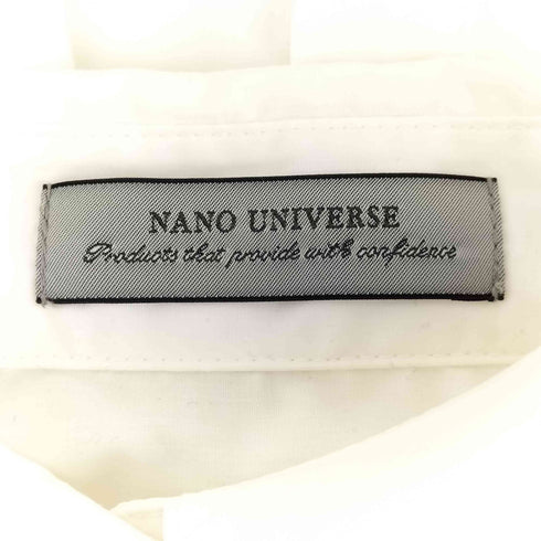 ナノユニバース NANO universe クロップド丈シャツ レディース FREE