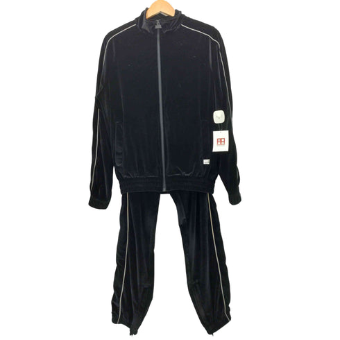 プロクラブ PRO CLUB VELOUR SET UP ベロア リフレクター トラックジャケット サイドジップ トラックパンツ セットアップ ユニセックス メンズ S