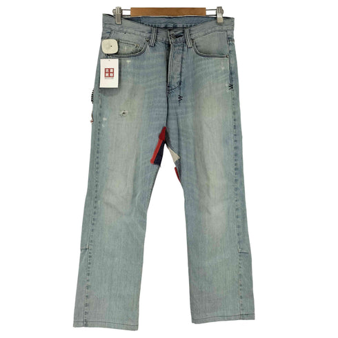 スビ KSUBI パッチワークデザインデニムパンツ メンズ 30
