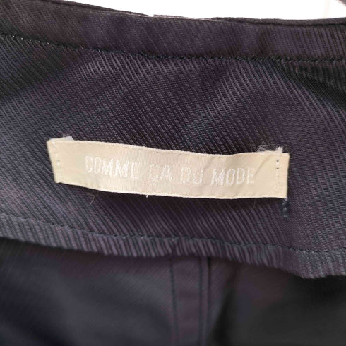 コムサデモード COMME CA DU MODE レーヨン ノーカラージャケット レディース