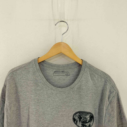 エディーバウアー Eddie Bauer マウンテン ロゴプリントTシャツ メンズ import:XL