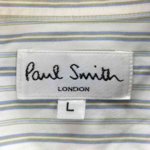ポールスミス Paul Smith ストライプ柄シャツ メンズ import:L