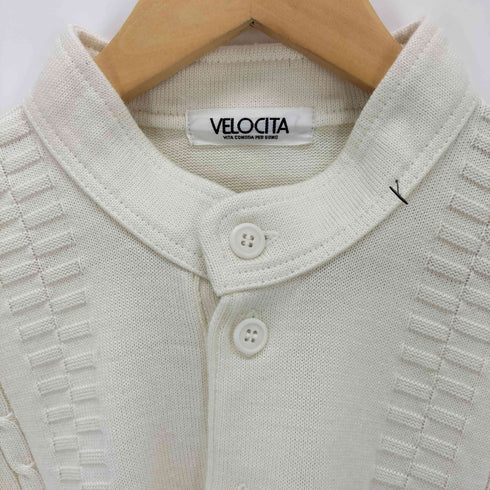 VELOCITA ヘンリーネックニット メンズ