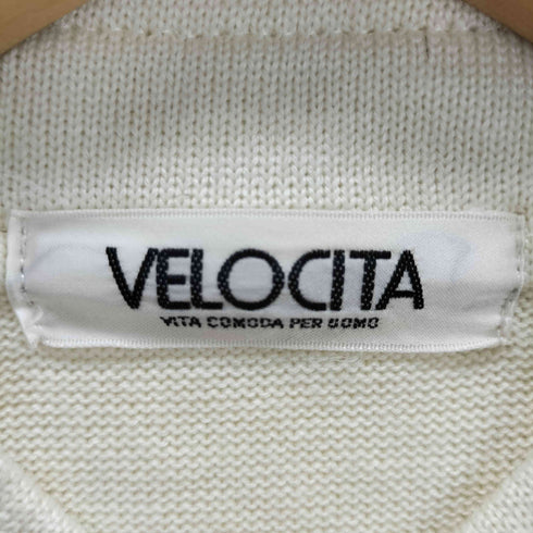 VELOCITA ヘンリーネックニット メンズ